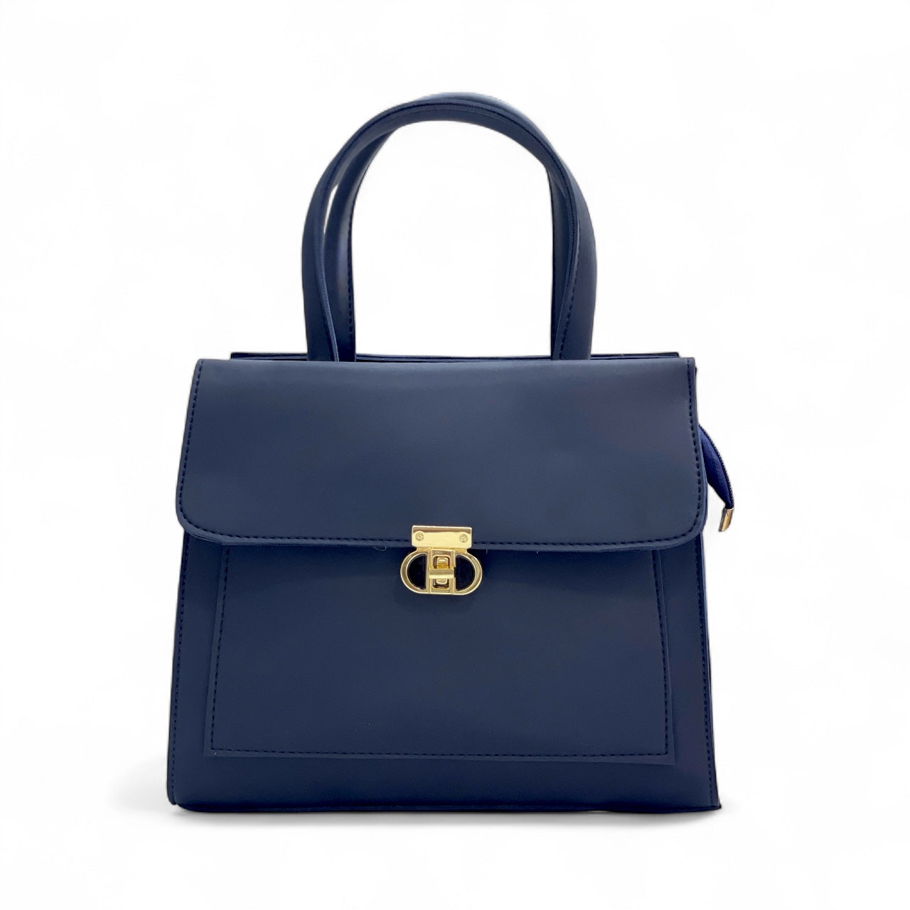 The Blue Executive Clasp Satchel – with a free gift - Sheen by Shakila