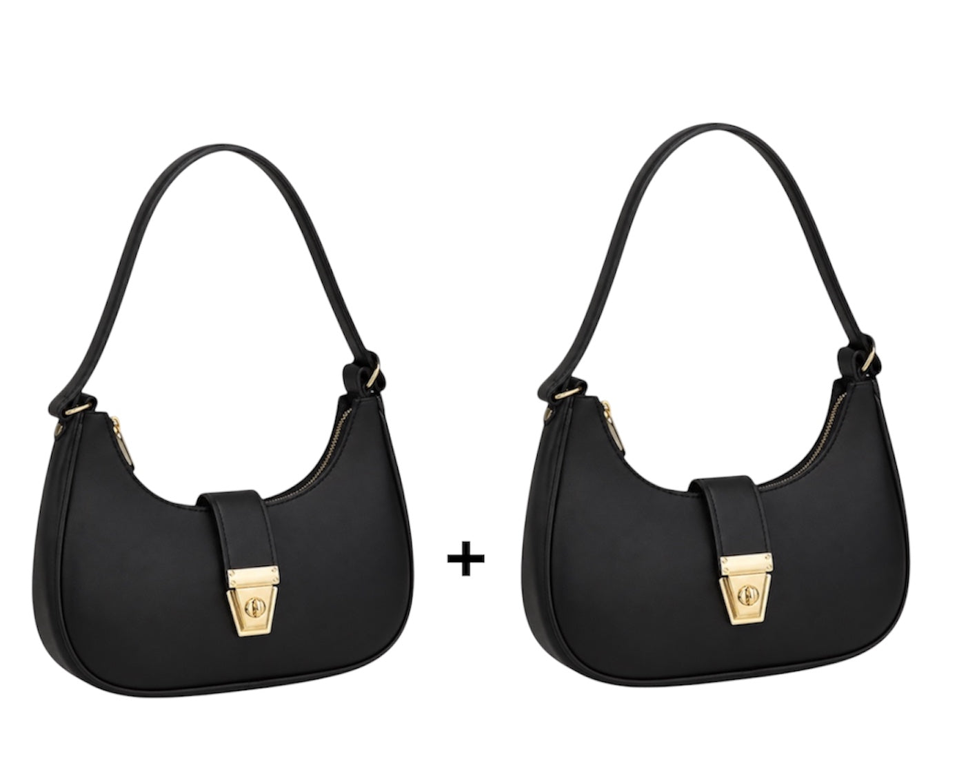 Bundle of 2 Trendy Moon Bags