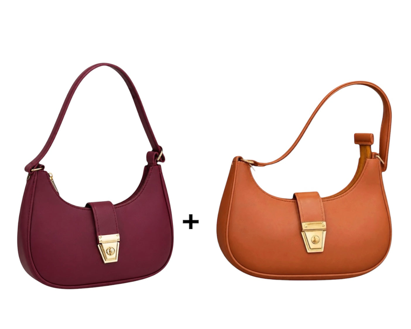Bundle of 2 Trendy Moon Bags