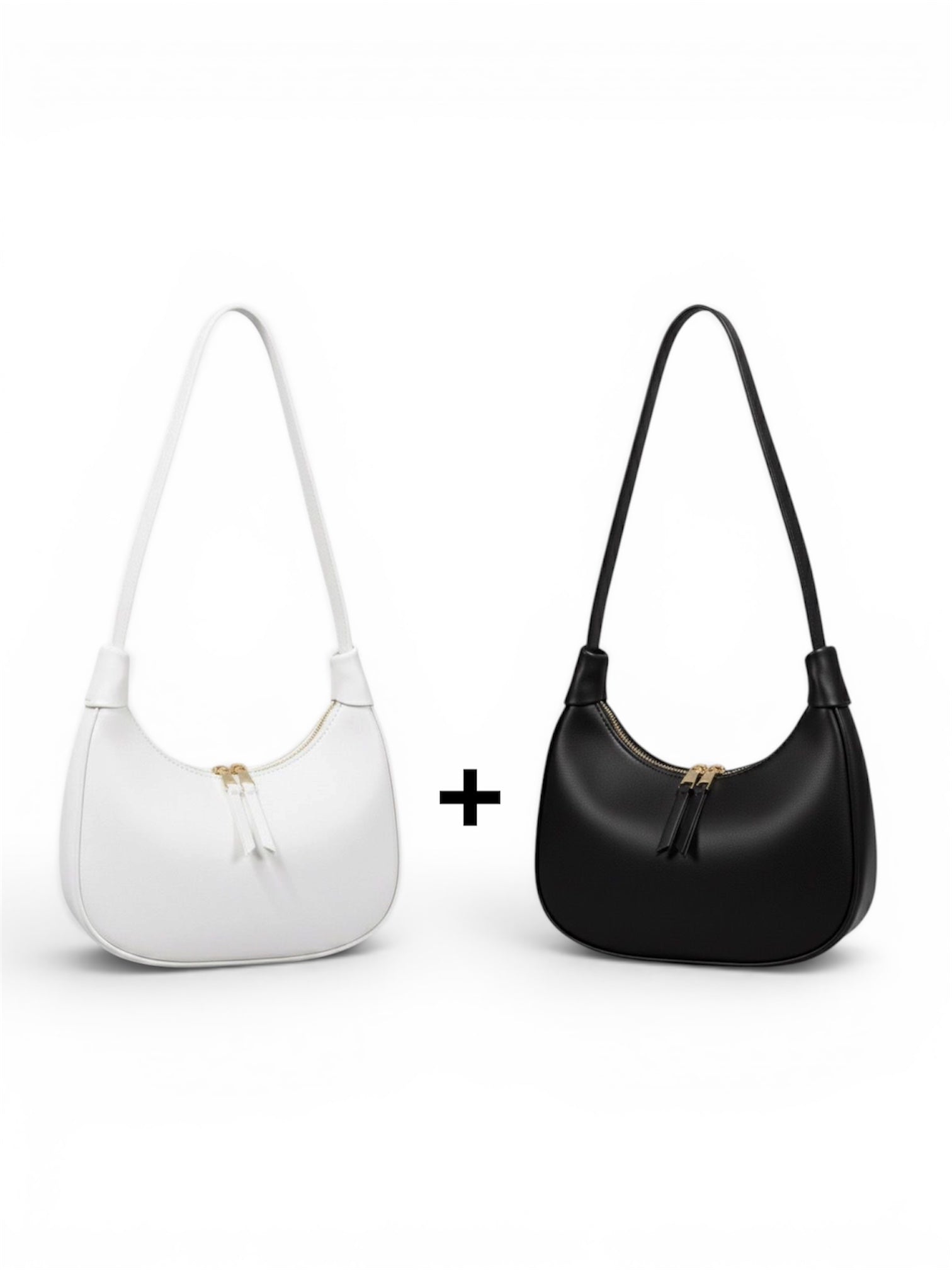 Bundle of 2 Trendy Hobo Bags