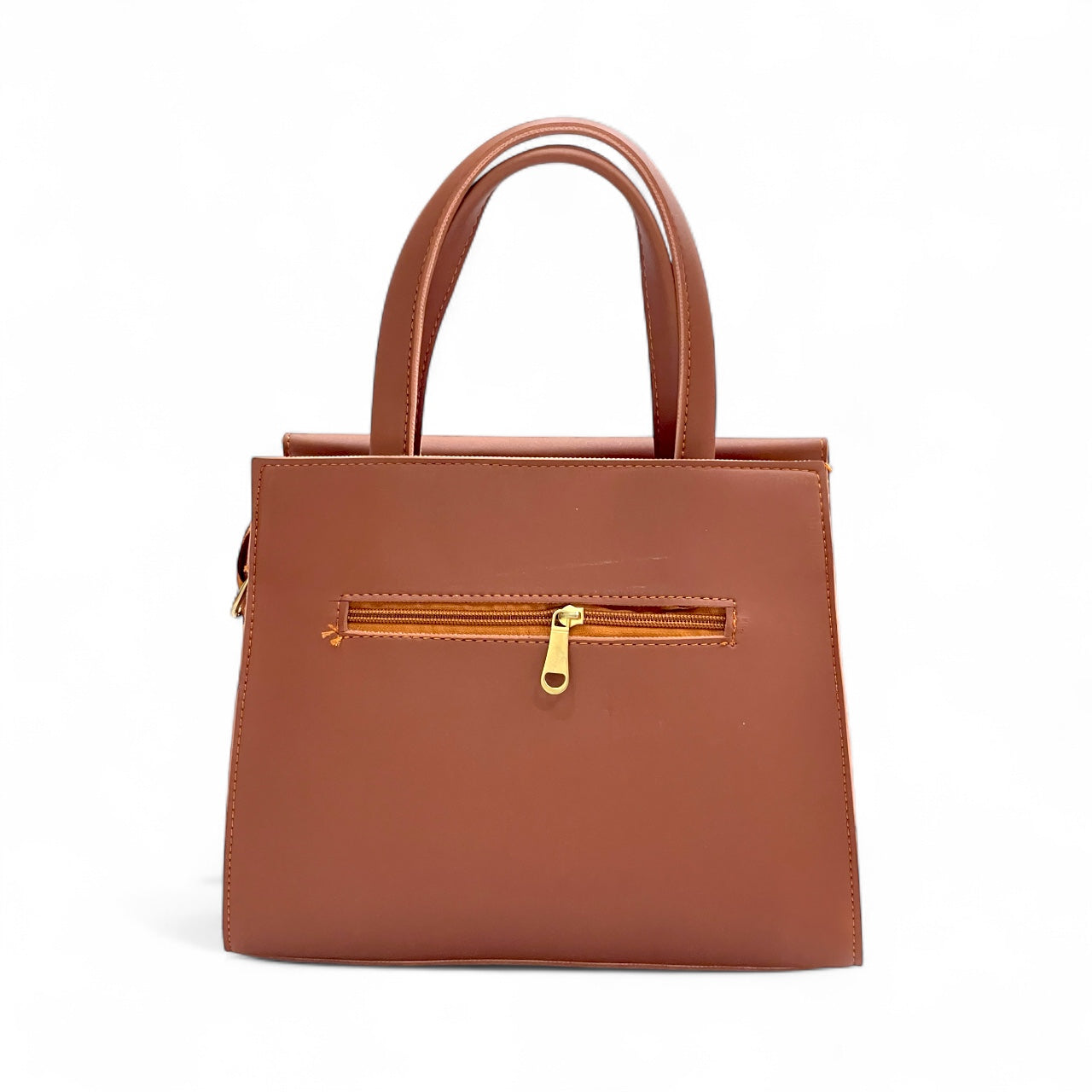 The Brown Executive Clasp Satchel – with a free gift - Sheen by Shakila