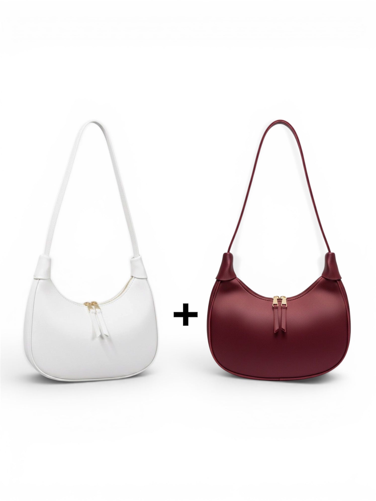 Bundle of 2 Trendy Hobo Bags
