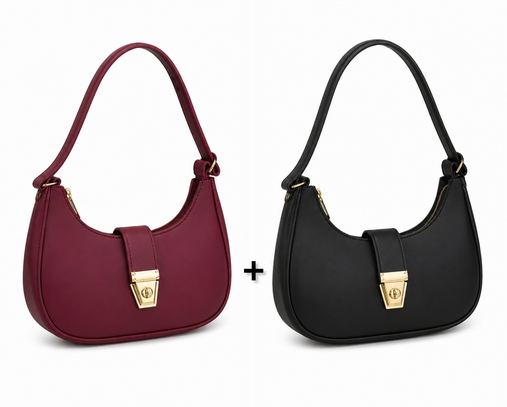 Bundle of 2 Trendy Moon Bags