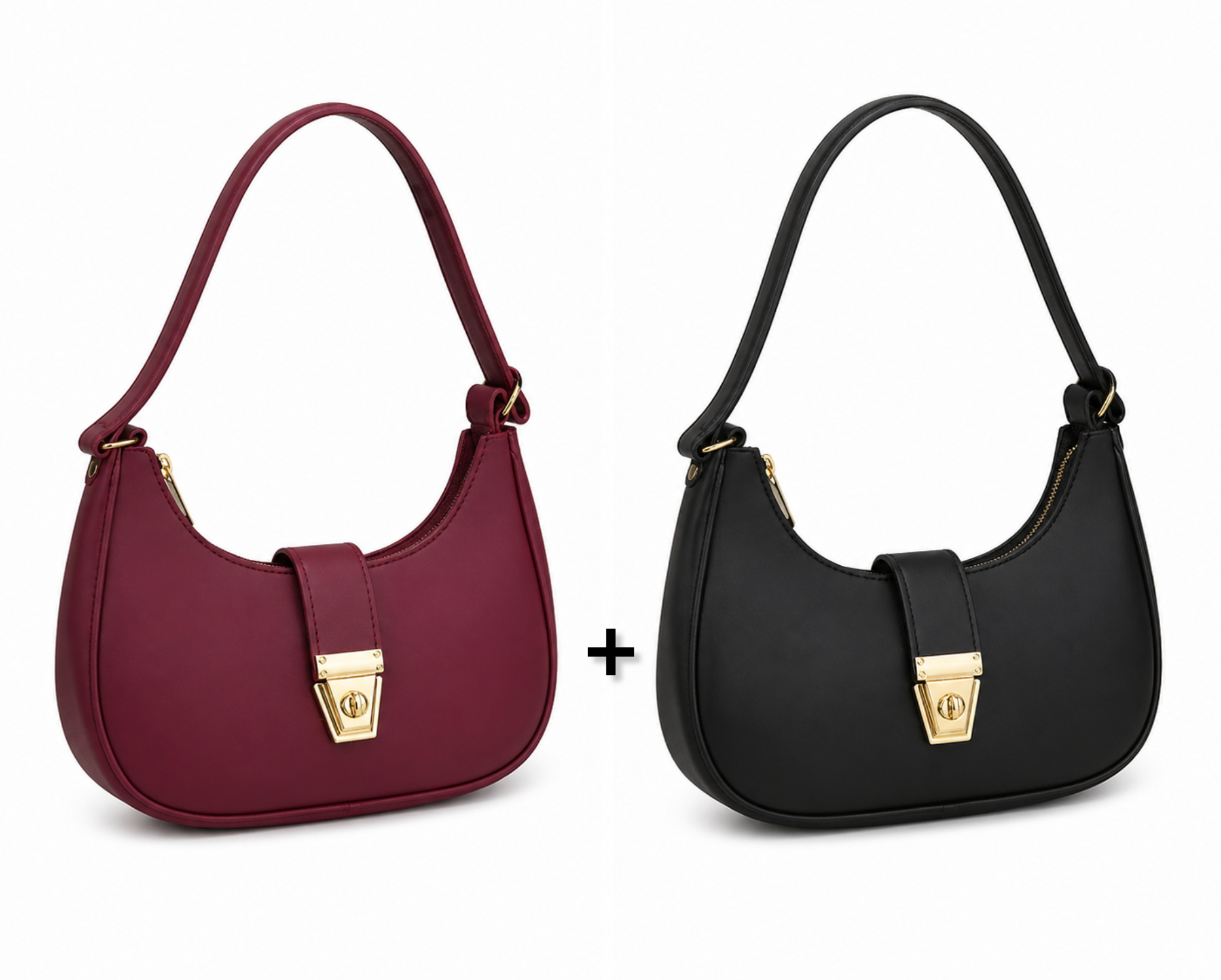 Bundle of 2 Trendy Moon Bags