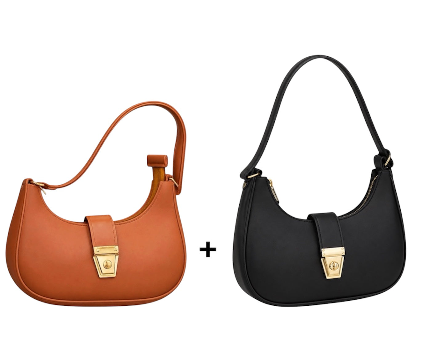 Bundle of 2 Trendy Moon Bags