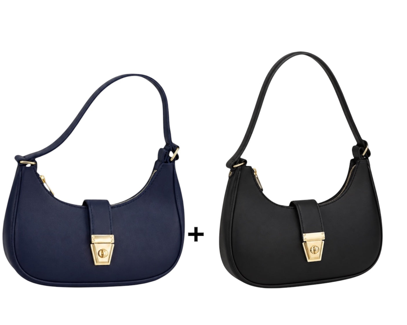 Bundle of 2 Trendy Moon Bags