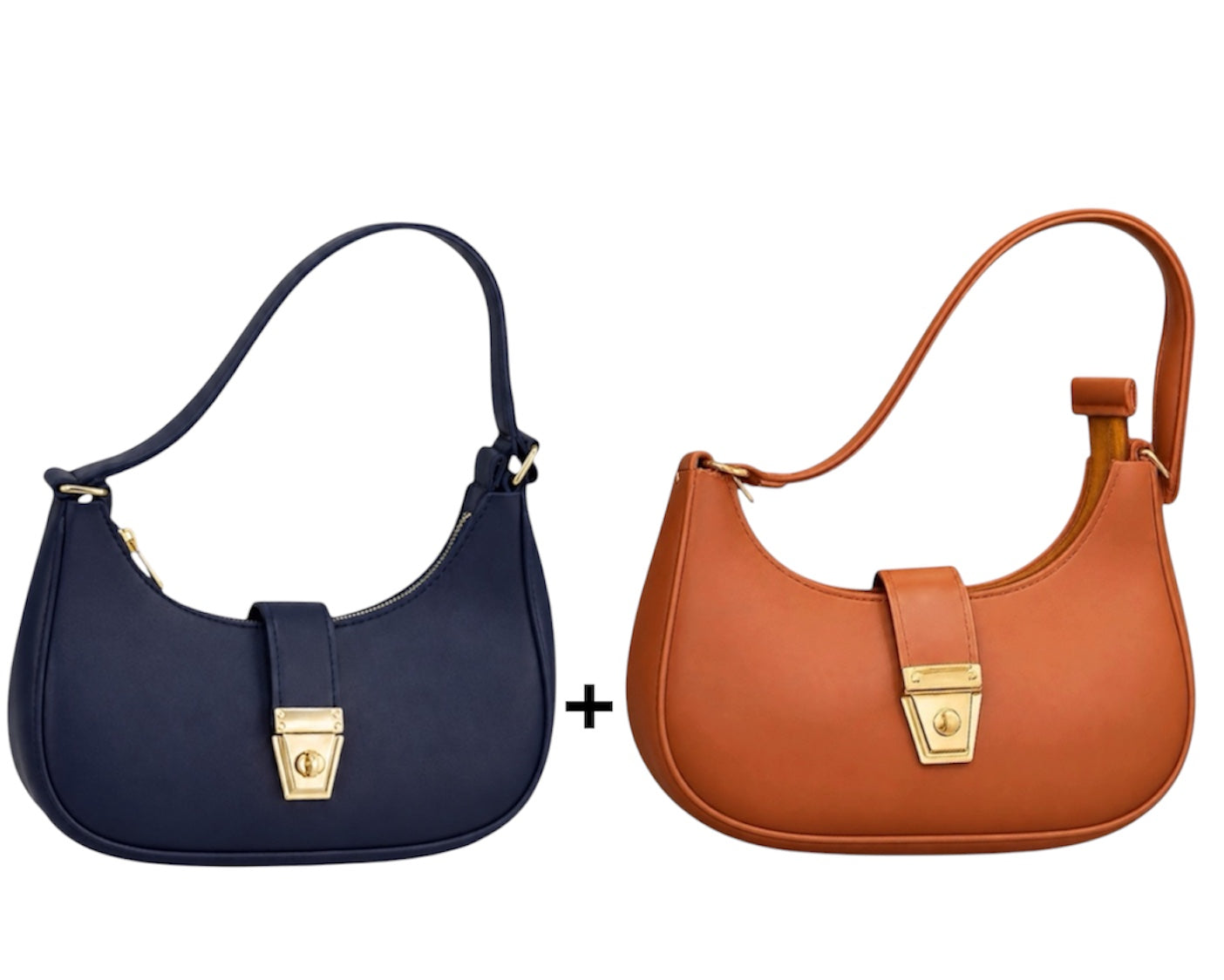 Bundle of 2 Trendy Moon Bags