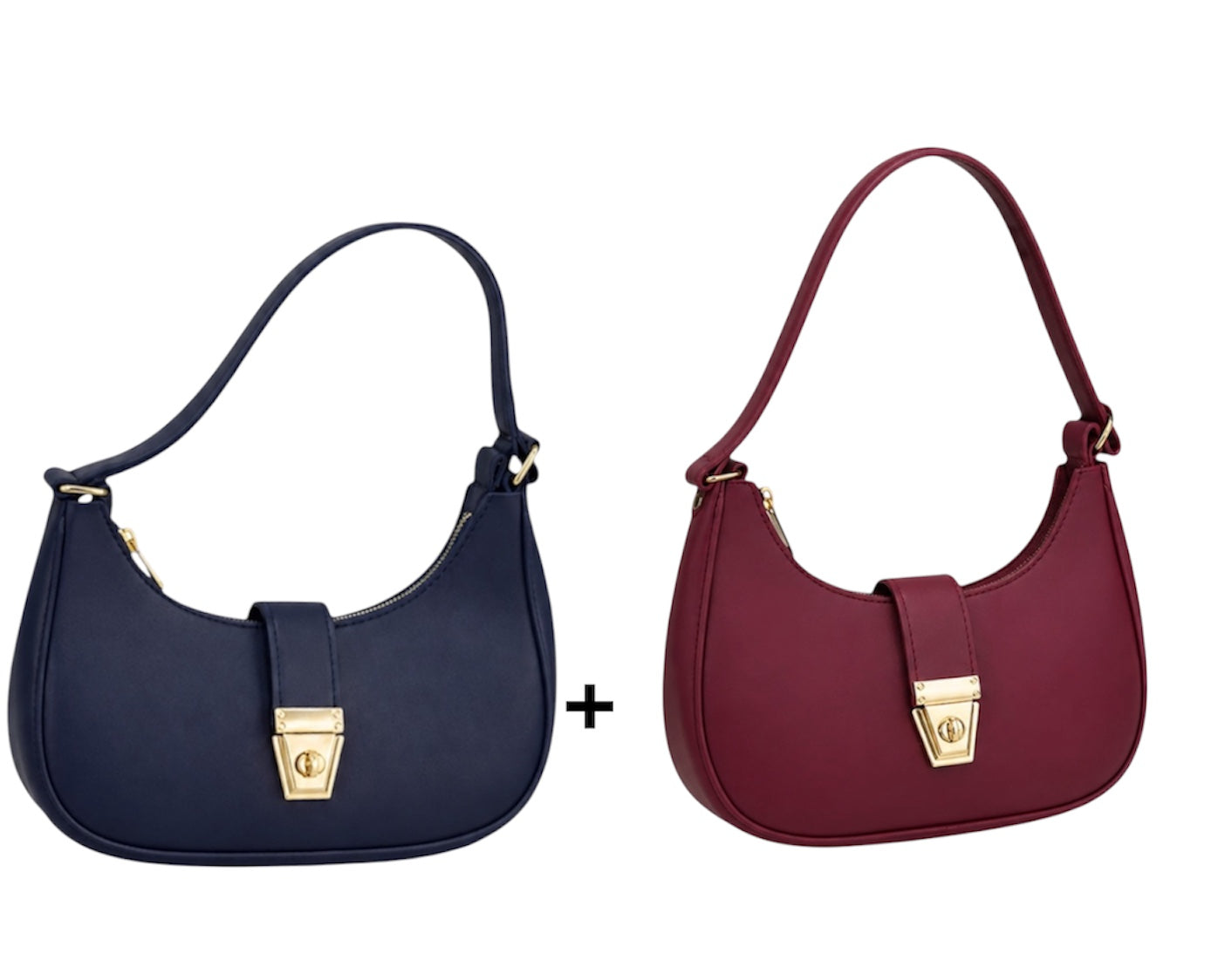 Bundle of 2 Trendy Moon Bags