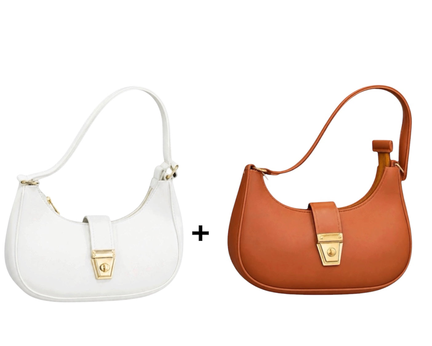 Bundle of 2 Trendy Moon Bags