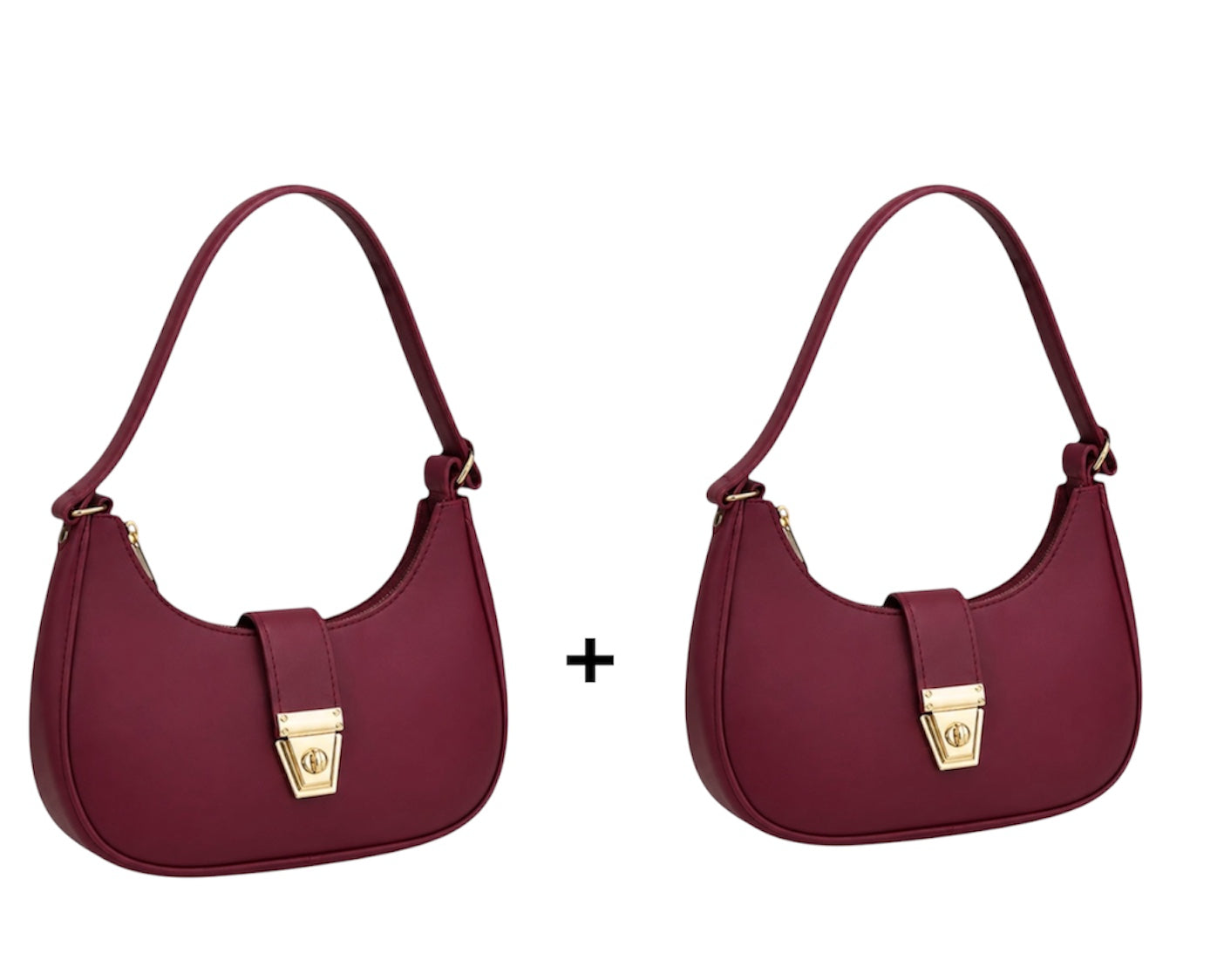 Bundle of 2 Trendy Moon Bags