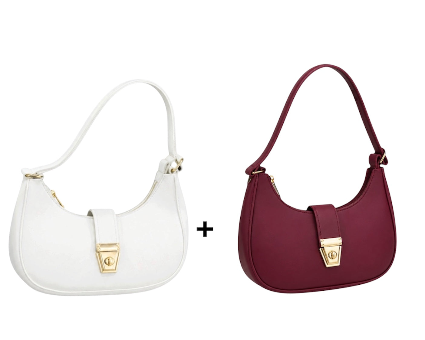 Bundle of 2 Trendy Moon Bags