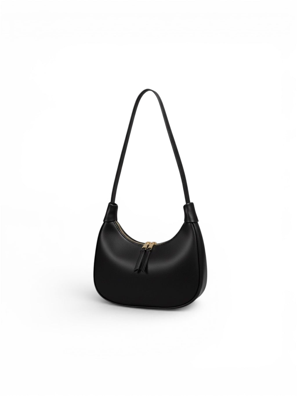 Black Crescent Hobo bag – Minimalist Women’s Handbag | Sheen by Shakila
