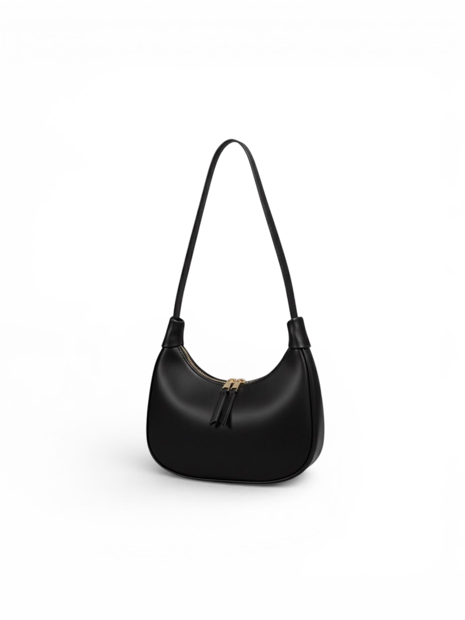 Black Crescent Hobo bag – Minimalist Women’s Handbag | Sheen by Shakila