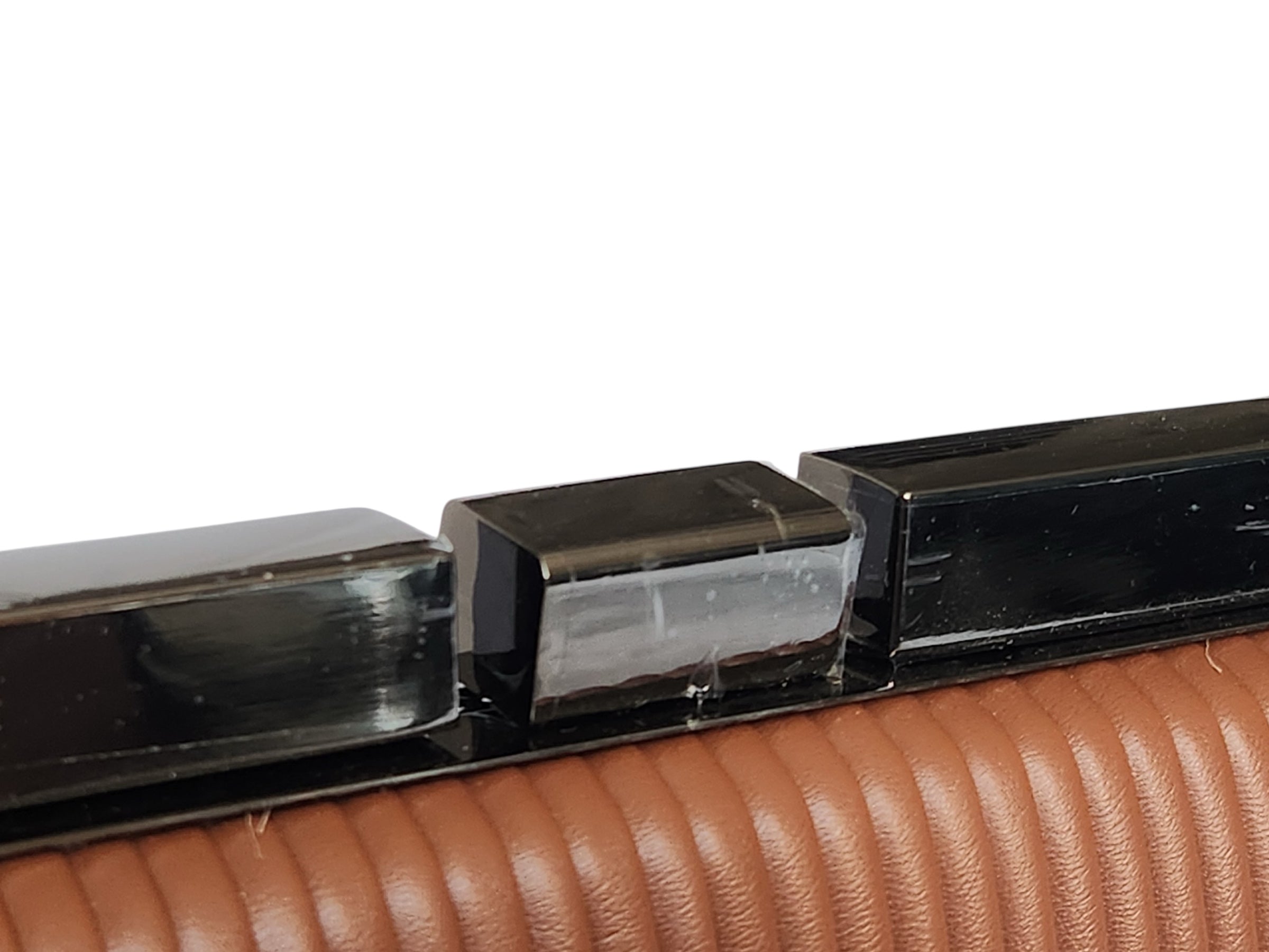 Brown Elegant Pleated Top-Handle Hand Bag – Frame Closure, with chain Strap